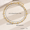 Element Brass Beaded Necklaces for Women TT0100-1-1