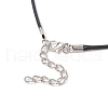 Angel Glass Sead Beaded Pendant Necklaces NJEW-MZ00094-06-5