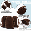 Beebeecraft Velvet Jewelry Drawstring Gift Bags ABAG-BBC0001-10A-03-6