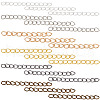 HOBBIESAY 300Pcs 6 Colors Zinc Alloy Chain Extender FIND-HY0004-03-1