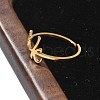 304 Stainless Steel Cuff Rings for Women RJEW-D285-01G-K-5