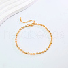 Elegant Vintage Brass Teardrop Beaded Adjustable Ladies Anklets XP6990-1-1