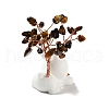Natural Tiger Eye Tree Display Decorations DJEW-E007-01RC-05-3
