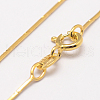 Sterling Silver Snake Chain Necklaces STER-F028-26G-2