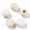 Natural Unfinished Wood Beads X-WOOD-Q038-18mm-1