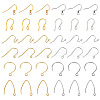 96Pcs 12 Style 304 Stainless Steel Earring Hooks STAS-PJ0001-45-1