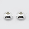 925 Sterling Silver Corrugated Spacer Beads STER-K171-43S-1