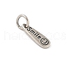 925 Sterling Silver Smile Face Charms STER-D305-01AS-2