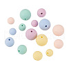 150Pcs 15 Styles Silicone Beads SIL-TA0001-25-12