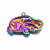 Rainbow Color Alloy Pendants PALLOY-N163-123-NR-3