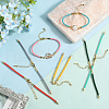 SUNNYCLUE 18Pcs 18 Colors Nylon Cords Bracelet Makings Fit for Connector Charms MAK-SC0001-25-4
