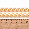 Baking Painted Pearlized Glass Pearl Bead Strands HY-N002-8mm-A09-5