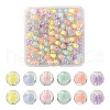 210Pcs 6 Colors Transparent Acrylic Beads TACR-LS0001-03-1