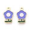 304 Stainless Steel Enamel Charms STAS-T064-68G-1