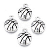 Tibetan Style Alloy Charms TIBE-N010-59-1