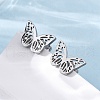 Tarnish Resistant 304 Stainless Steel Stud Earrings with 316 Surgical Stainless Steel Pins PW-WG57925-02-3