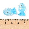 Handmade Foil Lampwork Fish Beads FOIL-Z001-01D-1-3