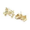 Rack Plating Brass Stud Earring EJEW-C081-31G-2