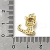 Brass Micro Pave Cubic Zirconia Pendants KK-Q066-34G-3
