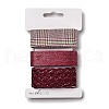 9 Yards 3 Styles Polyester Ribbon SRIB-A014-A09-4