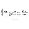 PVC Quotes Wall Sticker DIY-WH0200-015-2