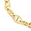 Ion Plating(IP) 304 Stainless Steel Mariner Link Chain Bracelets for Women BJEW-A013-01G-2