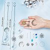 SUNNYCLUE Alloy Moon and Sun Pendant Decoration Making Kits DIY-SC0020-15-3