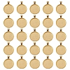 Alloy Pendant Cabochon Settings PALLOY-YW0001-69G-1