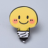 Acrylic Safety Brooches JEWB-D006-B07-1