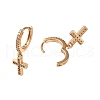 Brass Dangle Earrings EJEW-L271-14KCG-04-2