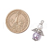 20Pcs Glass Pearl Pendants PALLOY-JF03651-2