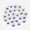 Flat Back Glass Rhinestone Cabochons RGLA-T090-SS16-02-1