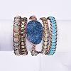 Five Loops Leather Warp Bracelets BJEW-F395-A-6