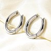 201 Stainless Steel Hoop Earrings EJEW-Q026-12P-B-4