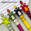 Dinosaur Food Grade Silicone Focal Beads SIL-A009-01C-2
