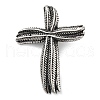 304 Stainless Steel Big Pendants STAS-V008-10AS-1