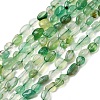 Natural Green Onyx Agate Beads Strands G-K395-A08-01-2