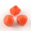 Imitation Gemstone Acrylic Beads X-OACR-R034-11-1