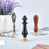 Wood Handle AJEW-WH0092-19-7