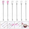 Unicraftale 6Pcs 3 Colors Stainless Steel Sealing Wax Mixing Stirrers STAS-UN0040-05-5
