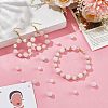 Olycraft Frosted Natural Rose Quartz Round Beads Strands G-OC0003-57B-6