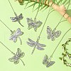Tibetan Style Alloy Rhinestone Ceiling Fan Pull Chain Extenders AJEW-AB00124-5