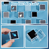 Olycraft 24Pcs Square Transparent Plastic Loose Diamond Box CON-OC0001-68B-4