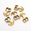 Tibetan Style Alloy Hook Clasps TIBEP-35682-AG-NR-1