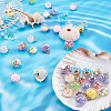 Glass Ball Pendants GLAA-SC0001-07-4