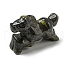 Natural & Synthetic Gemstone Carved Healing Horse Figurines DJEW-D012-05-2