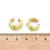 Brass Stripe C-Shaped Cuff Earrings EJEW-D321-04G-5