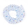 Transparent Glass Beads Strands EGLA-N016-6mm-02-2