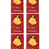 200Pcs Christmas Theme Paper Self-Adhesive Stickers DIY-M070-02U-2