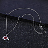 Stylish Evil Eye Brass Pendant Necklaces for Women LC9336-4
